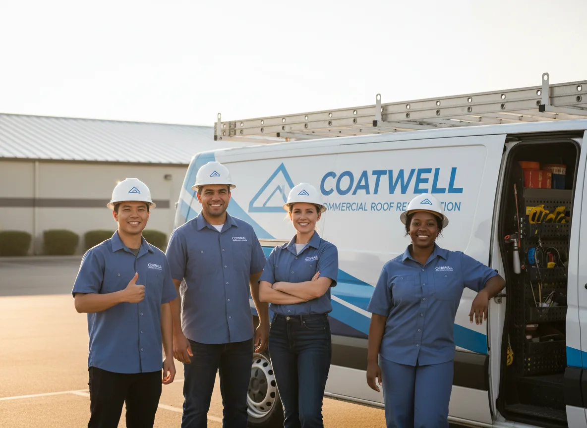 Commercial roof coating company in Almo, KY