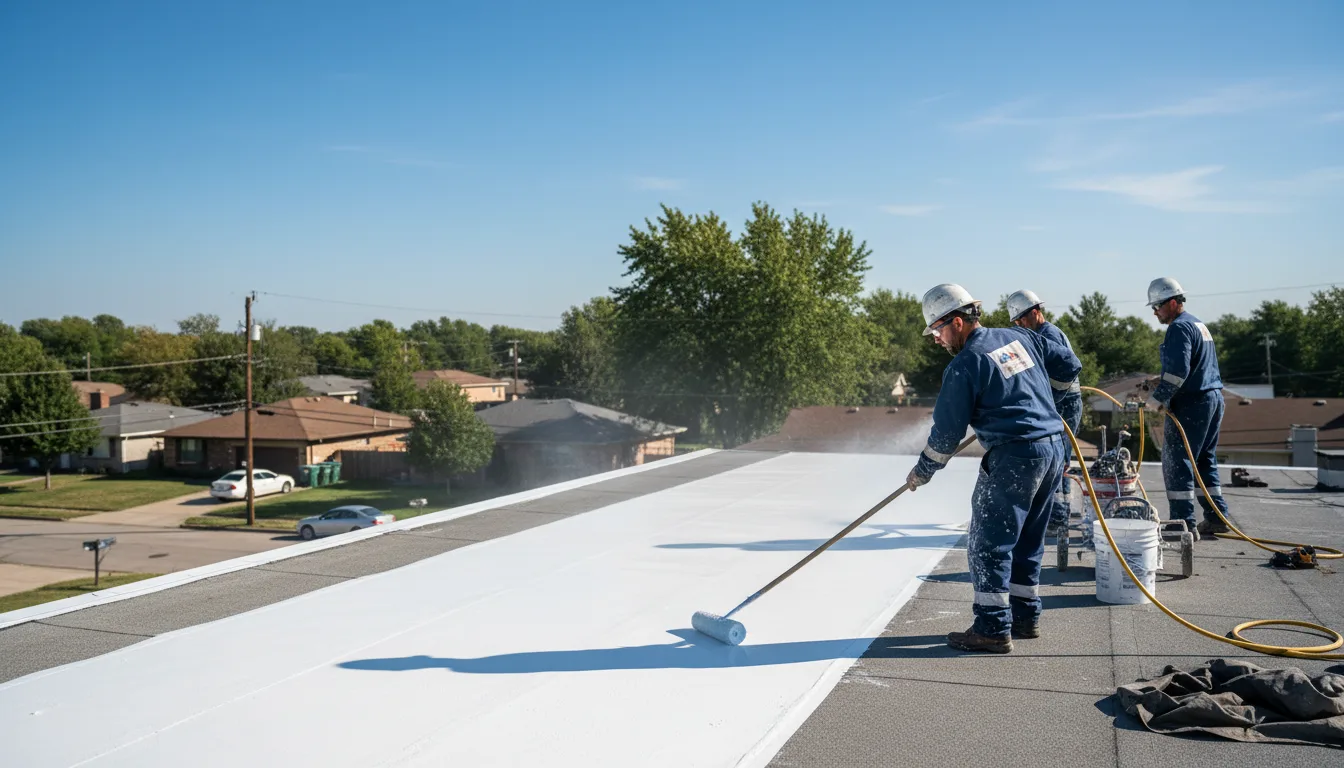 Commercial roof coating in Almo, KY near me